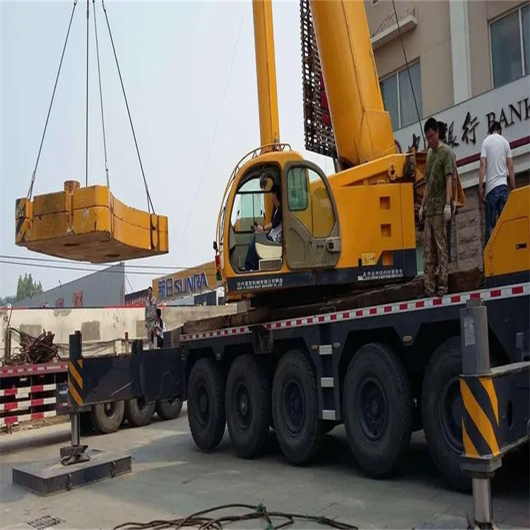 永春县当地吊车出租|机器吊装|75吨|工厂搬迁服务